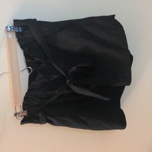 Women's black athletic shorts